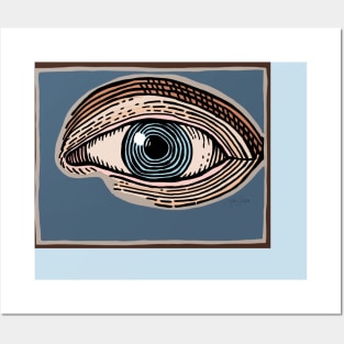 Engraved Eye Study in Color Posters and Art